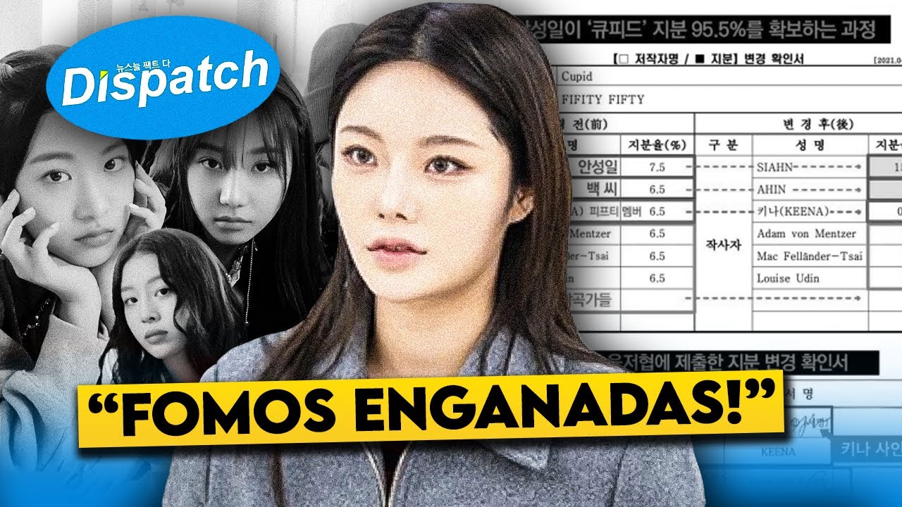 INTEGRANTE DO FIFTY FIFTY CONTA TUDO AO DISPATCH