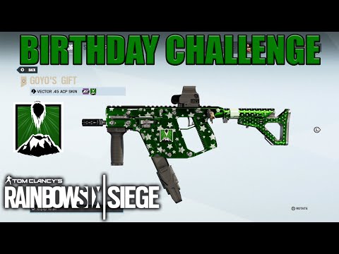 Goyo's Gift Weapon Skin Birthday Challenge - Rainbow Six Siege