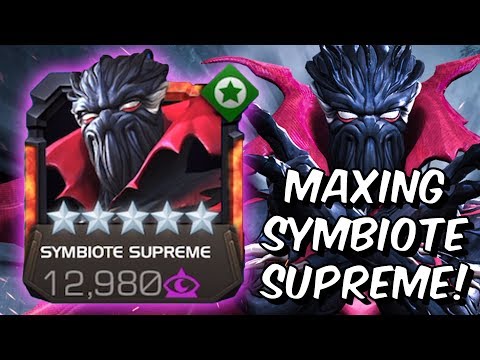 5 Star Rank 5 Symbiote Supreme Rank Up & Gameplay! - Marvel Contest Of Champions