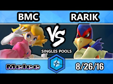 Shine 2016 SSBM - bmc (Peach) Vs. Rarik (Falco) Melee Singles