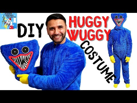How I made DIY HUGGY WUGGY Costume IN REAL LIFE From Scratch FULL COSTUME Tutorial