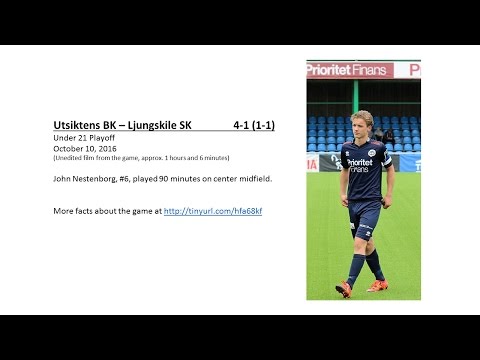 Utsiktens BK – Ljungskile SK  4-1 (1-1)