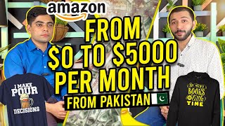 $0 to $5000 Per Month - Amazon Print on Demand from Pakistan without Investment - Zaman