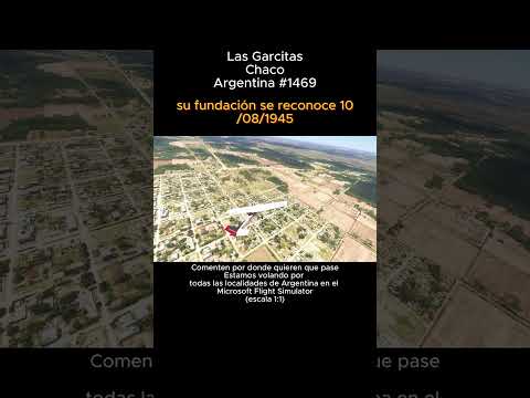 Las Garcitas, Chaco desde el Microsoft Flight Simulator #lasgarcitas #chaco #argentina #msfs