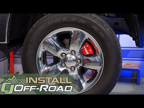 How to give a fresh look to the stock wheels: 2011-2018 Dodge Ram MGP Brake Caliper Covers Install