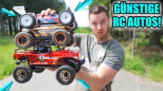 3 günstige RC AUTOS für knapp 100€ im TEST!