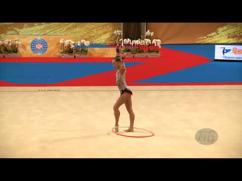 BOGDANOVA Viktoria (EST) - 2018 Rhythmic Worlds, Sofia (BUL) - Qualifications Hoop