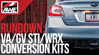 ProductRundown: AWE Exhaust Conversion Kits for the Subaru VA/GV STI/WRX Sedan & VA WRX