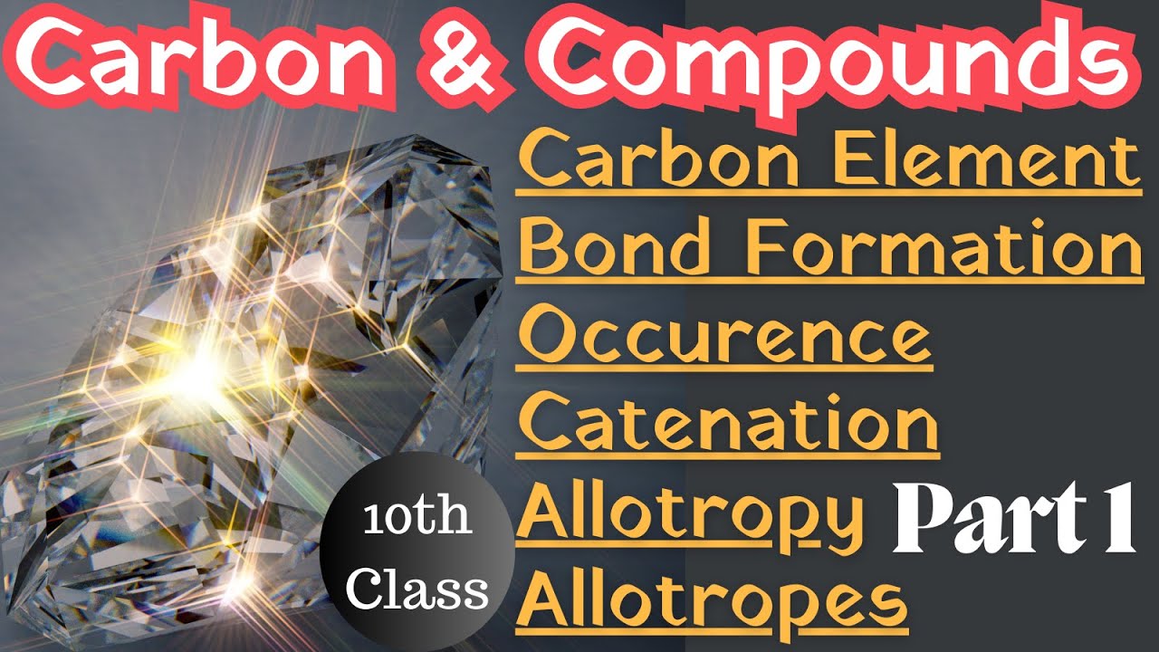 Carbon and its compounds class 10 | Class 10 carbon and its compounds | Carbon and its compounds