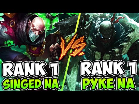 RANK 1 SINGED NA VS. RANK 1 PYKE NA IN THIS INTENSE GAME - League of Legends