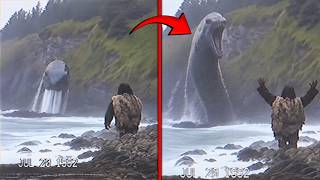 Monster Like Creature  Emerged From The Water & Shocked The Fisherman!