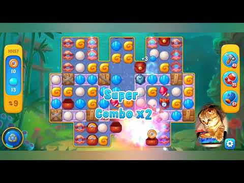 Fishdom 2022, no Boosters,  10157  level  -  прохождение без бустеров,  10157  уровень.