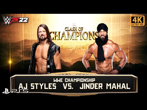 FULL MATCH - AJ Styles vs. Jinder Mahal - WWE Championship: Clash of Champions