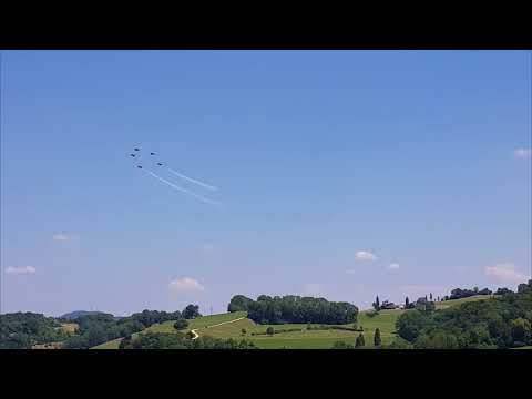 Patrouille Suisse Air Show Flugtage Fricktal-Schupfart 2018 |  Samsung S8
