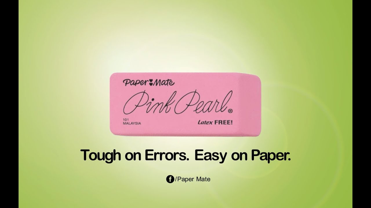 Pink Pearl Eraser COMM122 (15s)