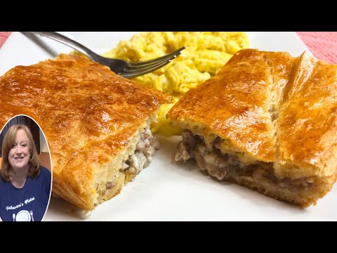 CRESCENT SAUSAGE SQUARES | 3 Ingredient Crescent Roll Dough Recipe