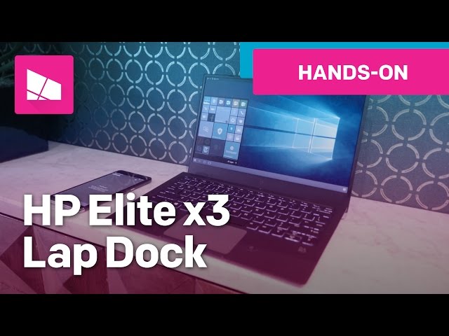 Video teaser for HP Elite x3 Lap Dock hands-on