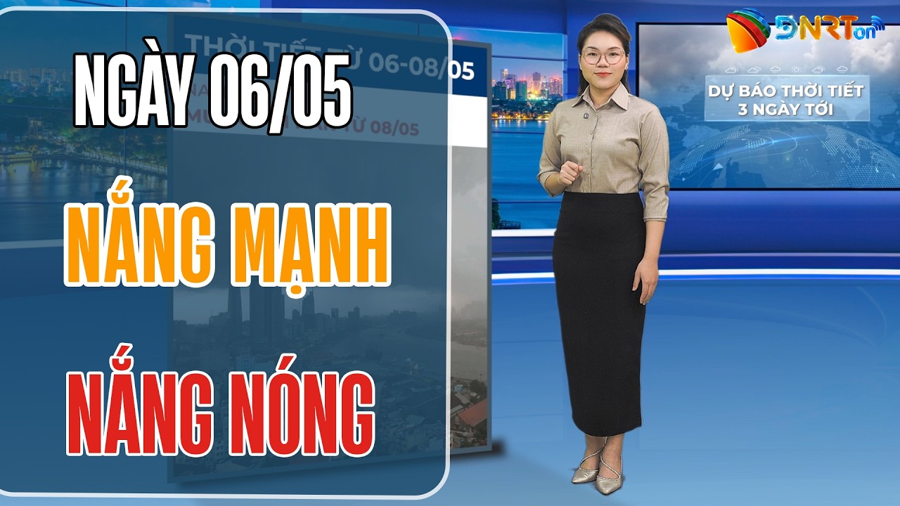 Dự báo thời tiết Đà Nẵng 06-08/05 | Duy trì trạng thái nắng nhiều, có nơi nắng nóng trên 35 độ C