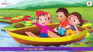 My Brown And Yellow Boat | Nursery Rhyme For Kids | Periwinkle