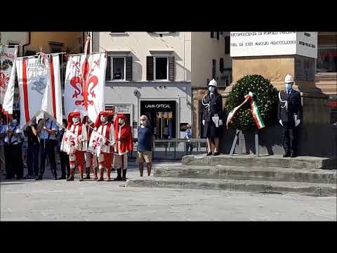 INNO NAZIONALE IN PIAZZA UNITA' - 76° ANNIVERSARIO LIBERAZIONE DI FIRENZE