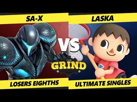 Smash Ultimate Tournament - Laska (Villager) Vs. SA-X (Dark Samus) The Grind 109 SSBU Losers Top 8