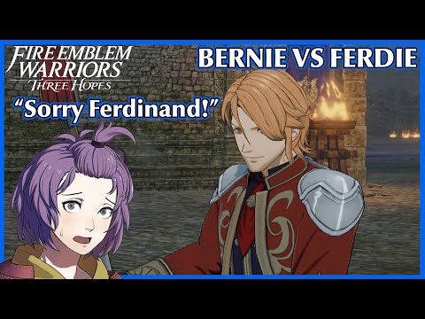 Bernadetta vs Ferdinand unique dialogue - Fire Emblem Warriors Three Hopes