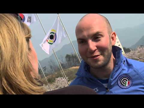 Interviewing (ENG) Rifle shooter Niccolò Campriani (ITA)