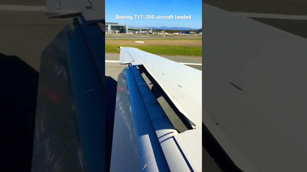 Boeing 717-200 aircraft landed #travel #nature #aircraft #wildlife #conservation