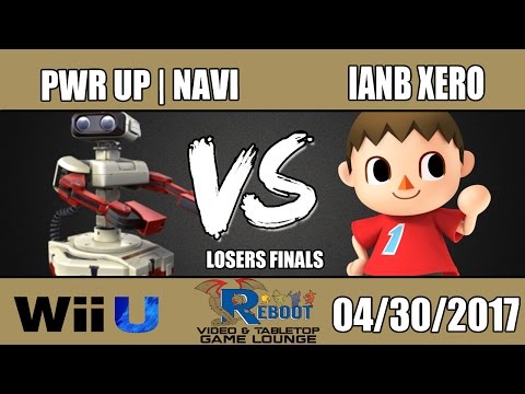 PWR | UP Navi (R.O.B.) vs IANB Xero (Villager/Rosa) -  Wii U Losers Finals Reboot