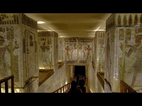 The tomb of Ramses III in the Valley of the Kings Egypt