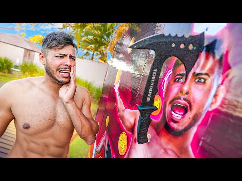 NÃO ACERTE O MACHADO EM MIM POR FAVOR KKKKKKK