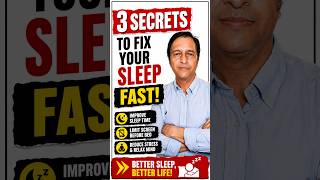 3 Secrets to Fix Your Sleep Fast ! #sleepbetter