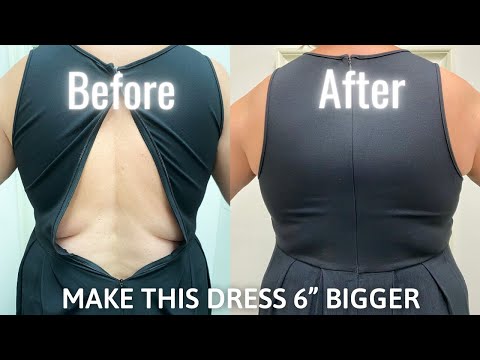 YouTube video about: Can a tailor make a dress bigger?