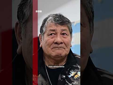 Veteranos da Guerra das Malvinas celebraram após a Argentina garantir vaga na final da Copa do Mundo