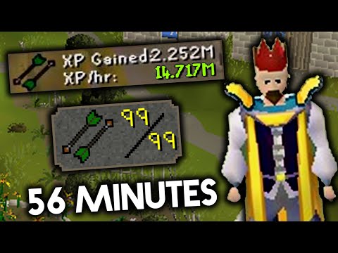 I got 1 to 99 Fletching in 56 minutes, Jagex Fix This