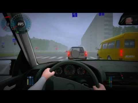 Катаемся в 3d инструктор, на Mercedes S600 (W140)
