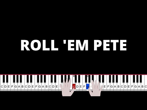 Roll 'Em Pete - Pete Johnson - ADVANCED Piano Tutorial