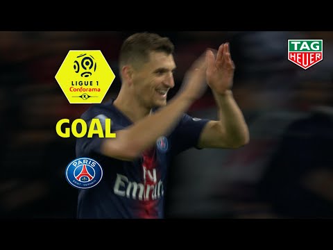 Goal Thomas MEUNIER (55') / Paris Saint-Germain - Stade de Reims (4-1) (PARIS-REIMS) / 2018-19