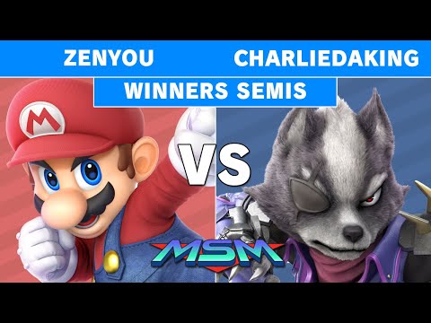 MSM 228 - Zenyou (Mario) Vs Charliedaking (Wolf) Winners Semis - Smash Ultimate