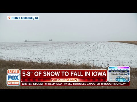 Winter Storm Brings Blinding Snow, Tough Travel Conditions To Iowa