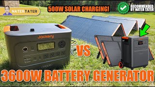 ✅ Battery Backup For Home, On The Go - Jackery Solar Generator HomePower 3600 Plus vs 3000