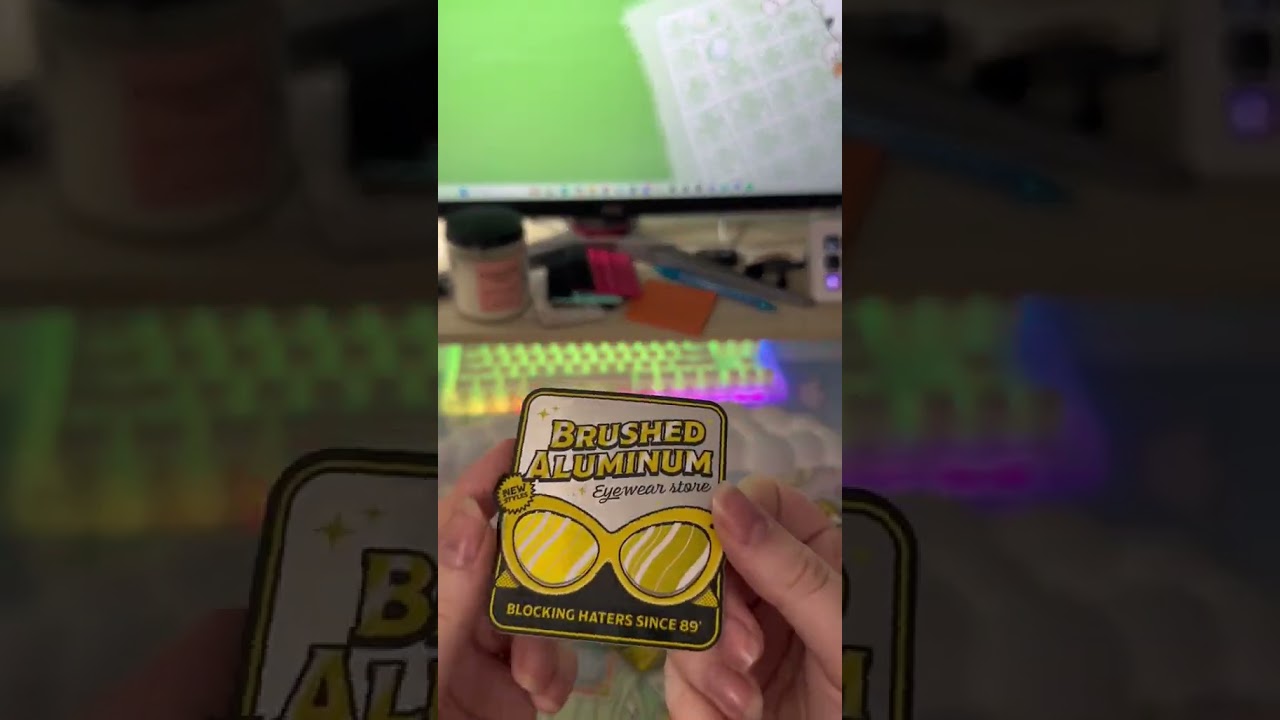 Reveiwing Sample Stickers from Sticker App! #stickershop #stickerreview