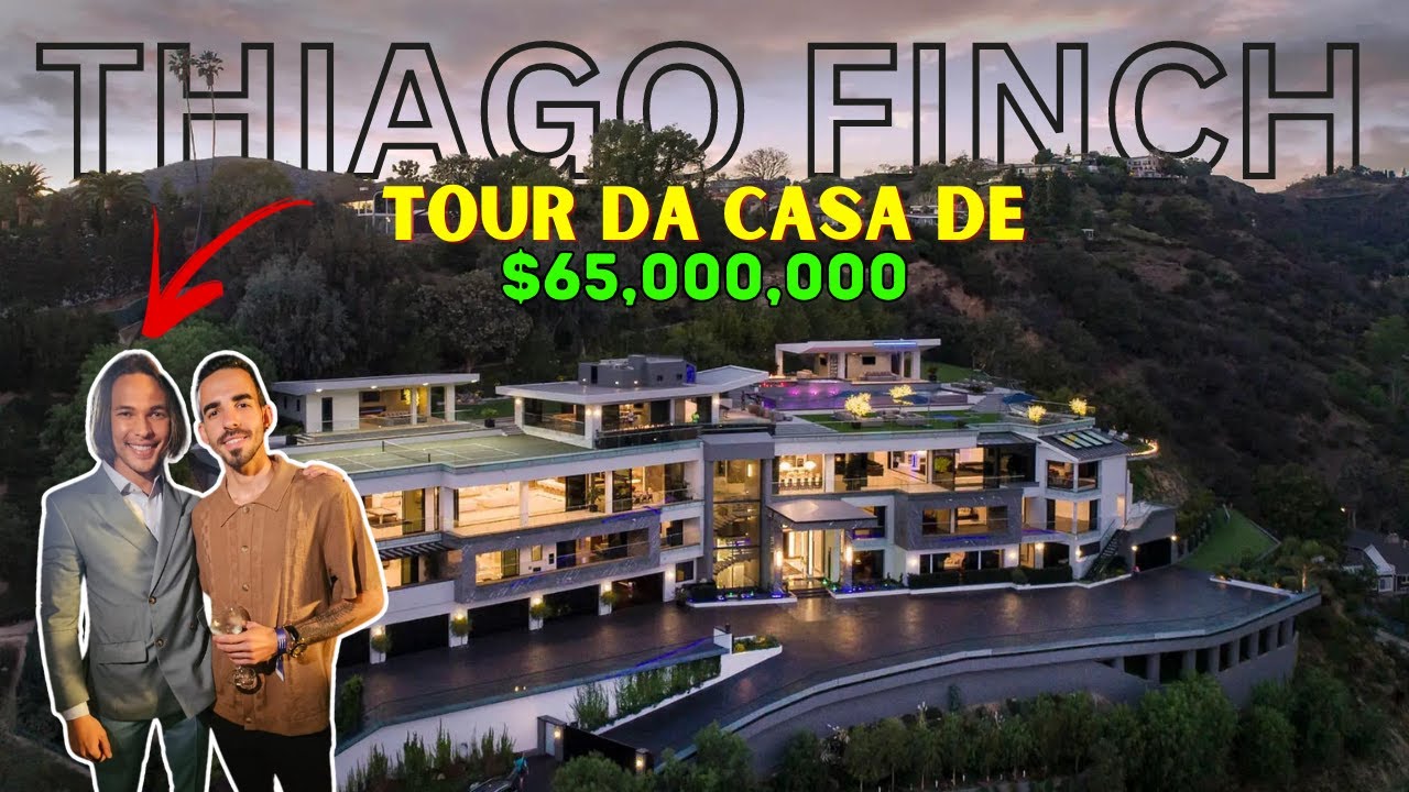 Conheça A Casa De Thiago Finch De $65,000,000 Em Los Angeles, CA | LA Master House