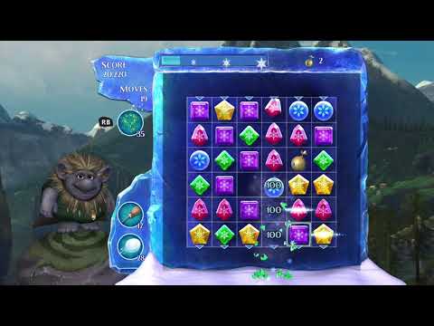 Frozen Free Fall: Snowball Fight Level 31 Walkthrough - No Power Ups
