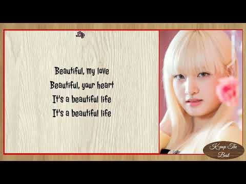 IVE'S LIZ - BEAUTIFUL (cover) (with easy lyrics)