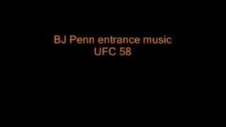 BJ Penn entrance music UFC 63 (Penn / Hughes 2)