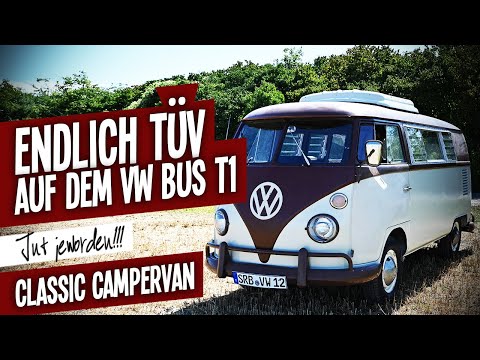 VW T1 Bulli Camperprojekt -  Endlich hat er Tüv und fährt ... die ersten Fahrszenen (kurzer Beitrag)