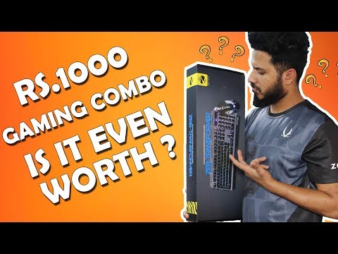 Gaming keyboard & mouse combo, zebronics transformer gaming ...