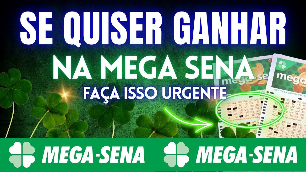 FAÇA ISSO ANTES DO SORTEIO PARA GANHAR SOZINHO O PRÊMIO ACUMULADO DA MEGA SENA