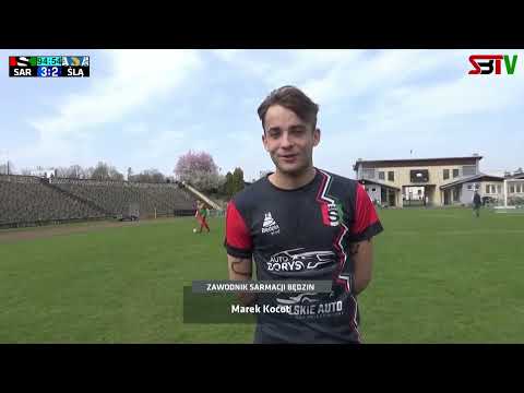 Wywiad z zawodnikiem Markiem Kocotem po meczu Sarmacja Będzin 3:2 (0:1) Śląsk Świętochłowice